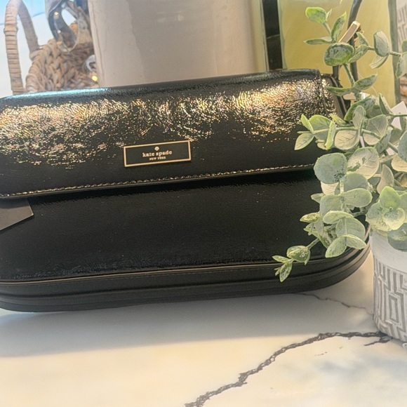 Kate Spade Shiny Black Clutch - Picture 13 of 16